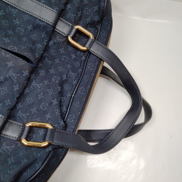 Louis Vuitton LV mini lin travel Navy Blue Monogram - Picture 4 of 9
